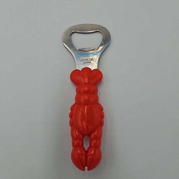 Vintage LOBSTER BAKE‎ BOTTLE OPENER, Tien Hsing Trading Co - Picture 1 of 3